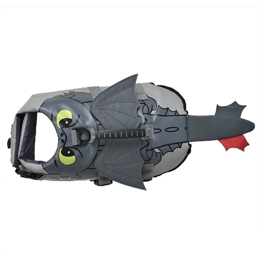 Dog Life Jacket  (Shark, Clown Fish, Dragon)