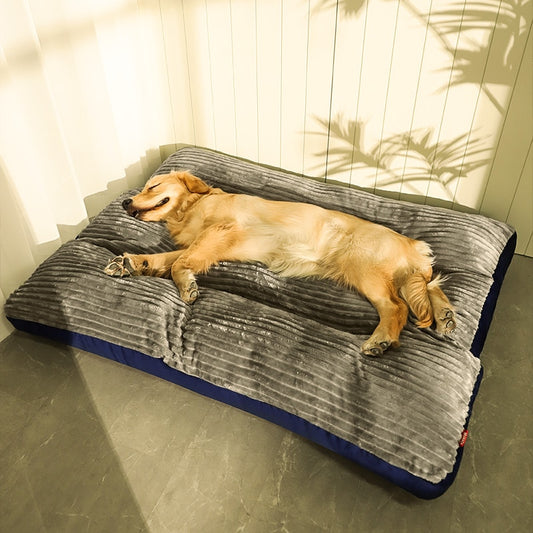 Extra Thick Corduroy Dog Bed