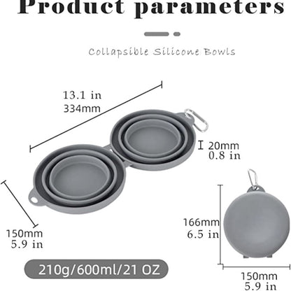 Silicone Collapsible Travel Bowls