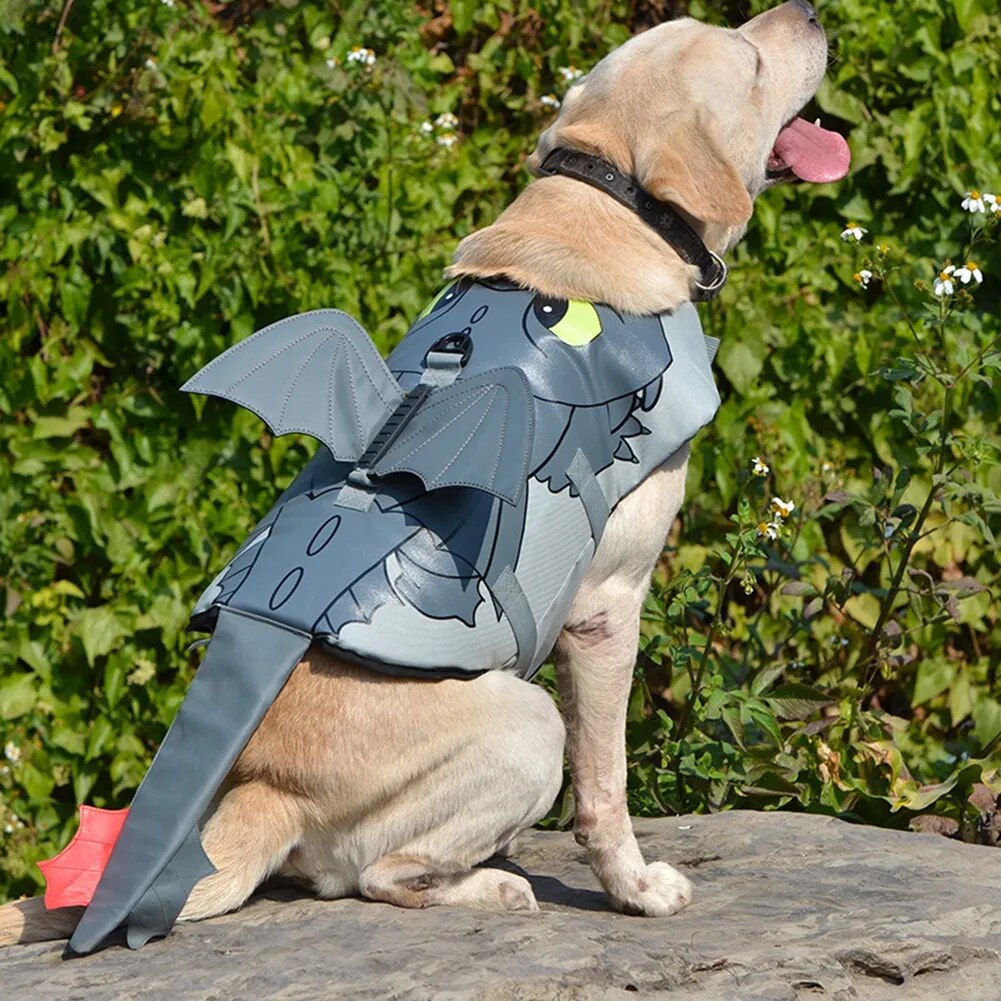 Dog Life Jacket  (Shark, Clown Fish, Dragon)