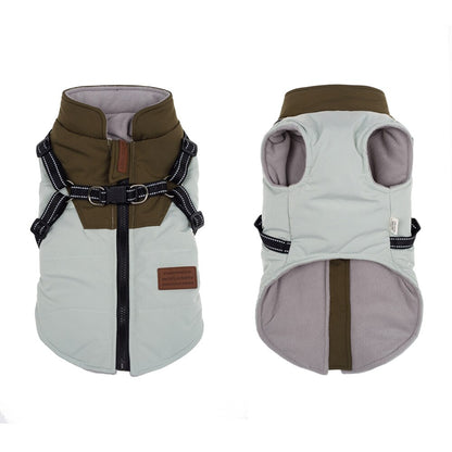 Waterproof Dog Jacket - Harness